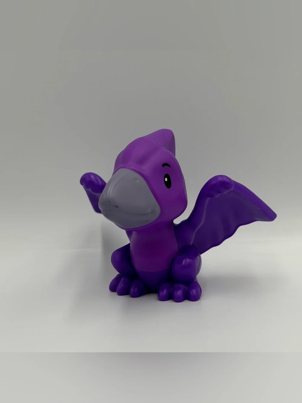 RARE Fisher Price Little People Pterodactyl Dinosaur Prehistoric Purple Dino Toy